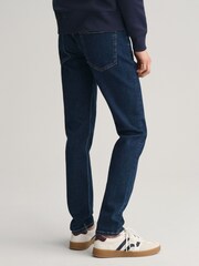 GANT Blue Teen Boys Slim Fit Jeans - Image 2 of 8
