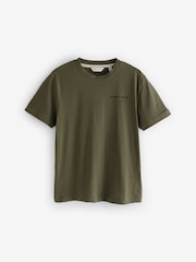 GANT Green Teens Script Graphic 100% Cotton T-Shirt - Image 4 of 4