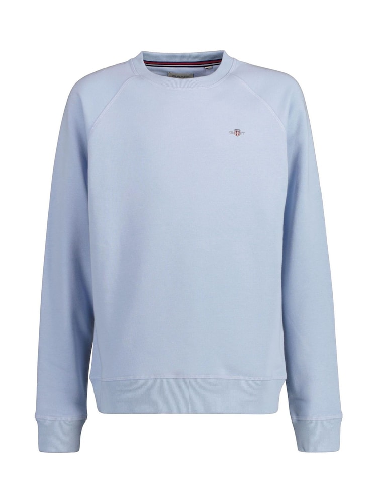 GANT Blue Teens Shield Crew Neck Sweatshirt - Image 1 of 2