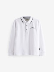 Baker by Ted Baker Long Sleeve Polo Shirts 2 Pack - Bild 2 von 6