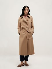 Hobbs Brown Petite Livia Trench Coat - Image 1 of 6