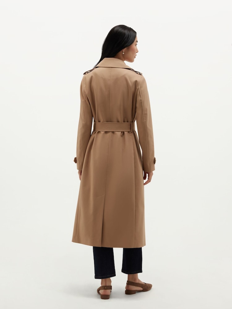 Hobbs Brown Petite Livia Trench Coat - Image 2 of 6