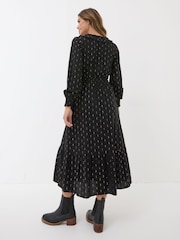 FatFace Black Rosie Midi Dress - Image 2 of 8