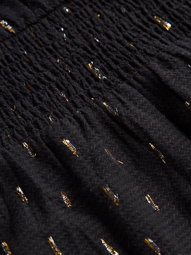 FatFace Black Rosie Midi Dress - Image 8 of 8