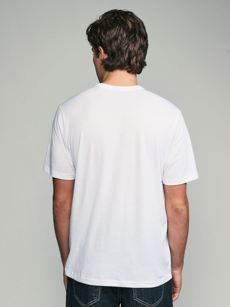 Weiß - Basic Crew Neck Regular Fit T-Shirt 6 Pack - Bild 2 von 8 Weiß - Basic Crew Neck Regular Fit T-Shirt 6 Pack - Bild 2 von 8