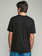 Schwarz - Basic Crew Neck Regular Fit T-Shirt 6 Pack - Bild 2 von 8