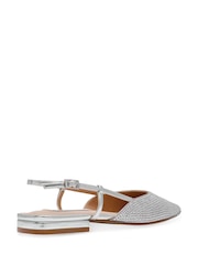 Steve Madden Silver Spencer-R Slingback Shoes - Image 3 of 6