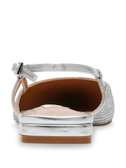 Steve Madden Silver Spencer-R Slingback Shoes - Image 5 of 6