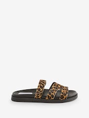 Steve Madden Animal Print Missile-L Sandals - Image 1 of 5