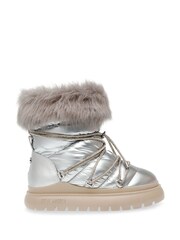 srebrna (barva); srebro - Steve Madden Ice-Storm Snow gležnjarji - Slika 1 iz 6