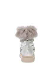 srebrna (barva); srebro - Steve Madden Ice-Storm Snow gležnjarji - Slika 6 iz 6