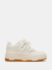 Steve Madden Boomer White Trainers - Image 1 of 4