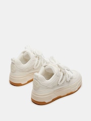 Steve Madden Boomer White Trainers - Image 3 of 4