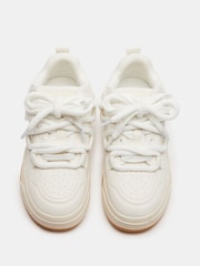 Steve Madden Boomer White Trainers - Image 4 of 4