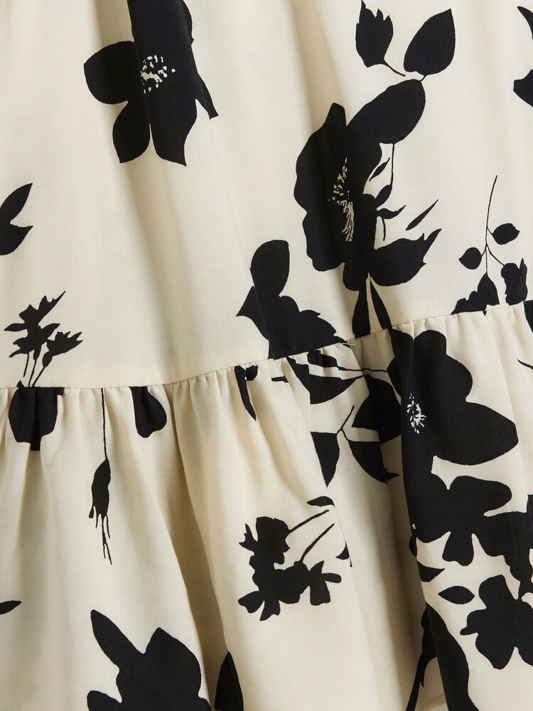River Island Cream Belted Shirt Dress - Image 4 of 4