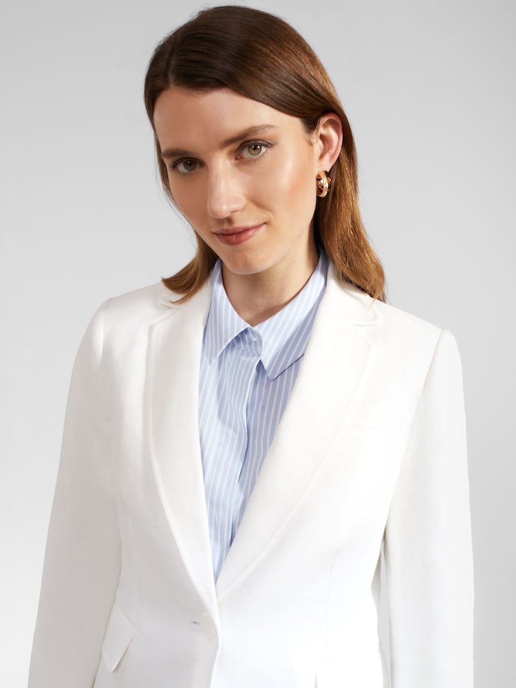 Hobbs Cream Petite Petite Blake Jacket - Image 4 of 4