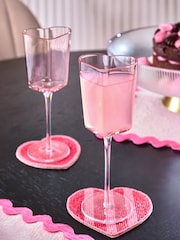 Juego de 2 copas de vino con corazones - Imagen 1 de 4