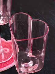 Juego de 2 copas de vino con corazones - Imagen 3 de 4