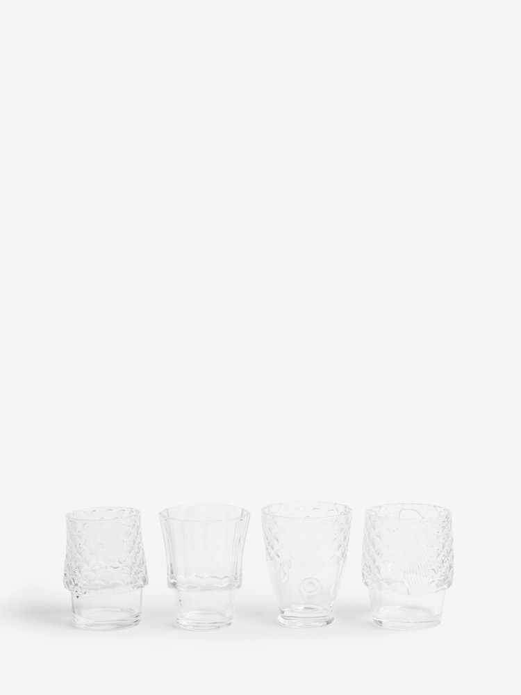 Set of 4 Fish Stacking Tumbler Glasses - Bild 5 von 5