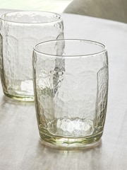 Set of 4 Green Bronx Tinted Tumbler Glasses - Image 2 of 3