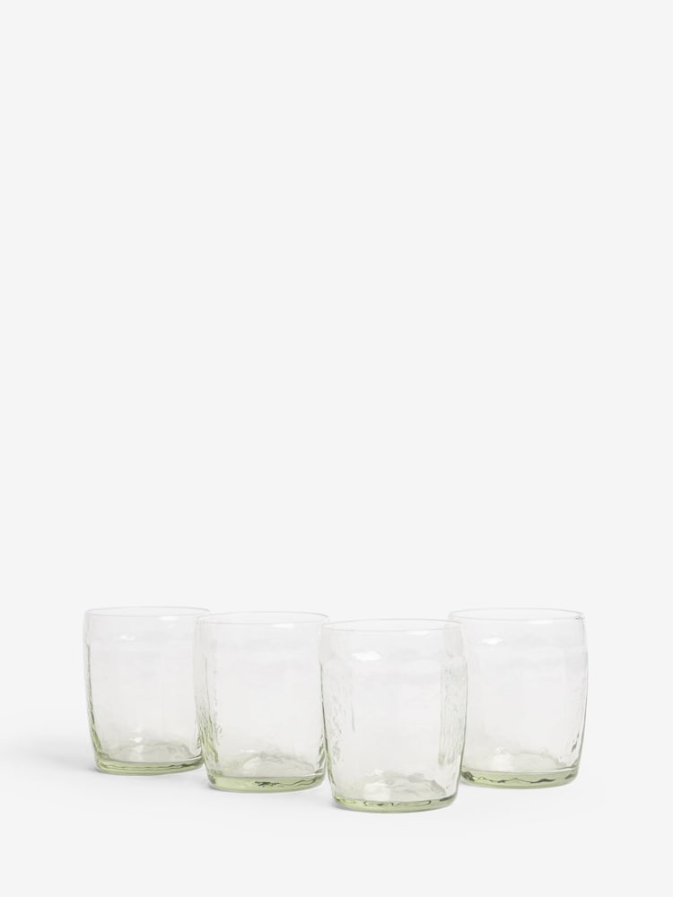 Set of 4 Green Bronx Tinted Tumbler Glasses - Image 3 of 3
