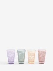 Set of 4 Palm Print Tumbler Glasses - Imagen 3 de 3
