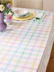 Multi Check Wipe Clean Tablecloth - Image 1 of 3