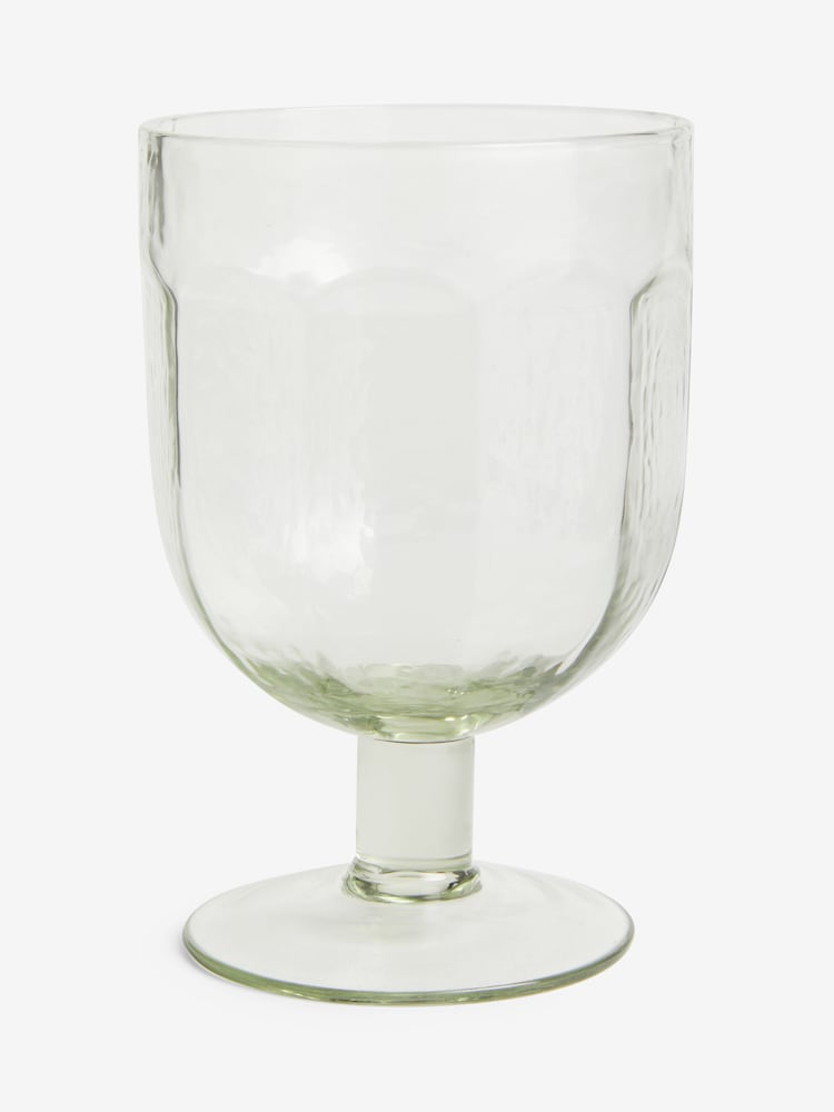 Set of 4 Green Bronx Tinted Wine Glasses - Image 3 of 3