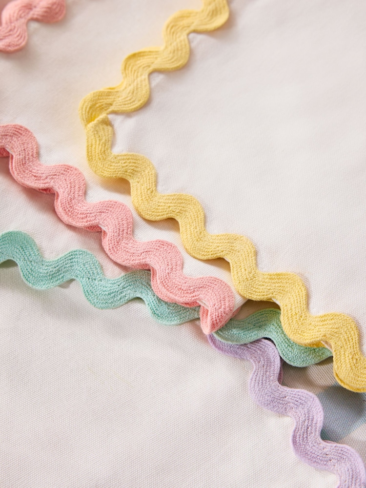 Set of 4 Multi Wiggle Trim Napkins - Image 2 of 3