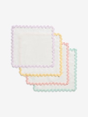 Set of 4 Multi Wiggle Trim Napkins - Image 3 of 3