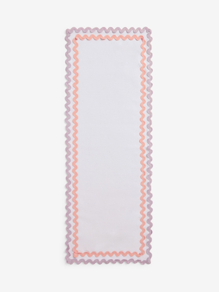 Purple Wiggle Trim Kitchen Table Runner - Image 3 of 4