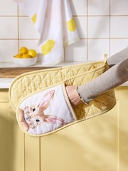 Yellow Bunny Rabbit Oven Gloves - Image 2 of 4