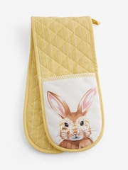 Yellow Bunny Rabbit Oven Gloves - Image 4 of 4