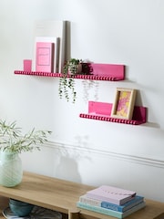 Pink Bobbin Picture Wall Shelf - Image 1 of 5