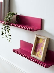 Pink Bobbin Picture Wall Shelf - Image 3 of 5