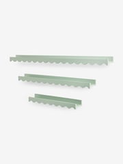 Sage Green Wavy Picture Wall Shelf - Image 5 of 5