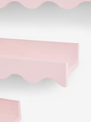 Pink Wavy Picture Wall Shelf - Image 4 of 5