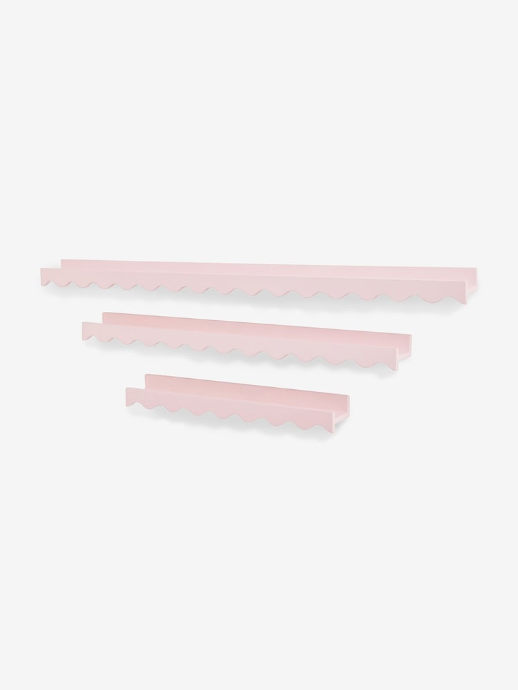 Pink Wavy Picture Wall Shelf - Image 5 of 5