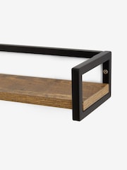 Dark Bronx Extra Wide Wall Shelf - Image 5 of 6