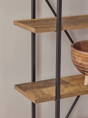 Dark Bronx Wide 5 Tier Wall Shelves - Image 3 of 5