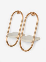 2 মিয়া ওয়াল শেল্ফের সেট - 4এর মধ্যে 3 ছবি