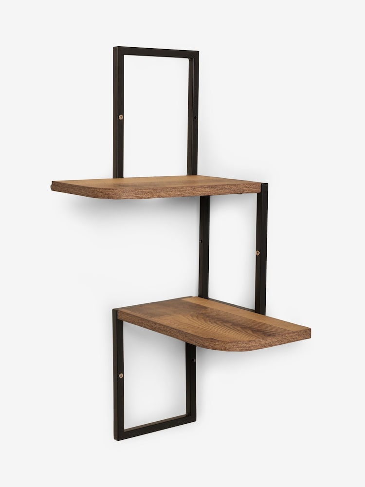 Natural Bronx 2 Tier Shelf - Image 3 of 5