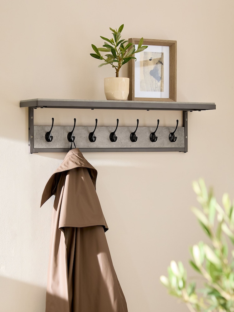 Grey Medium Concrete Coat Hooks - Image 1 of 5