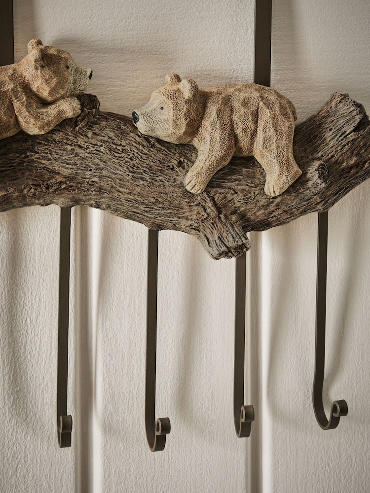 Natural Over Door Barnaby Log Hooks - Image 2 of 4 Natural Over Door Barnaby Log Hooks - Image 2 of 4
