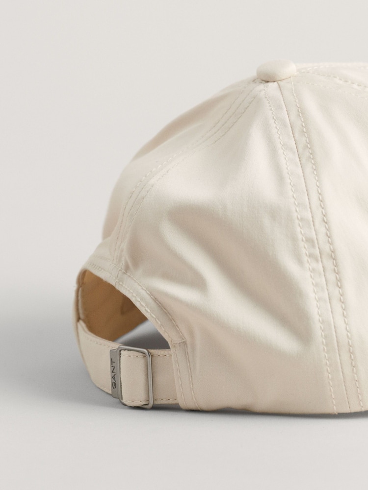 GANT Cream Badge Satin Cap - Image 3 of 3