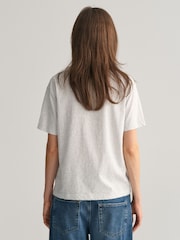 GANT Grey Graphic 100% Cotton T-Shirt - Image 2 of 4
