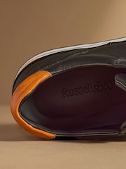 কালো/Orange - Russell & Bromley San Giusto Oxford Laceless Sneakers - 7এর মধ্যে 5 ছবি
