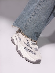 Elfenbein/Grau - Steve Madden Possession-e Turnschuhe - Bild 1 von 8