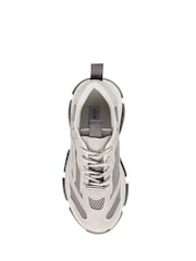 Elfenbein/Grau - Steve Madden Possession-e Turnschuhe - Bild 7 von 8