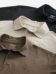 neutre - Slim Fit (Slim Fit) - Polo en jersey Manches courtes 3 Pack - Image 11 de 12